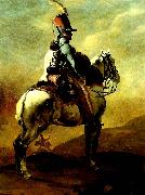 Theodore   Gericault, trompette de hussards